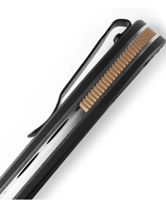 Benchmade Seven Ten Black Aluminum 710 Limited 4" Drop-Point Folding Knife (710FE-2401)