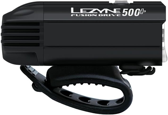 Lezyne Fusion Drive 500+ and Zecto Drive 200+ Bicycle Light Set, Front and Rear Pair, 500/200 Lumen, USB-C Rechargeable (1-LED-38P-V237)