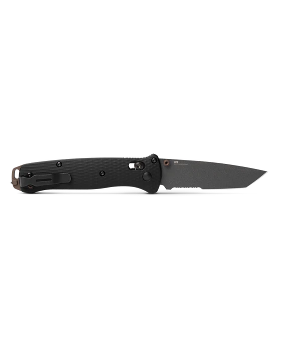 Benchmade 537SGY-03 Bailout Black Aluminum Serrated 3.38" Folding Pocket Knife