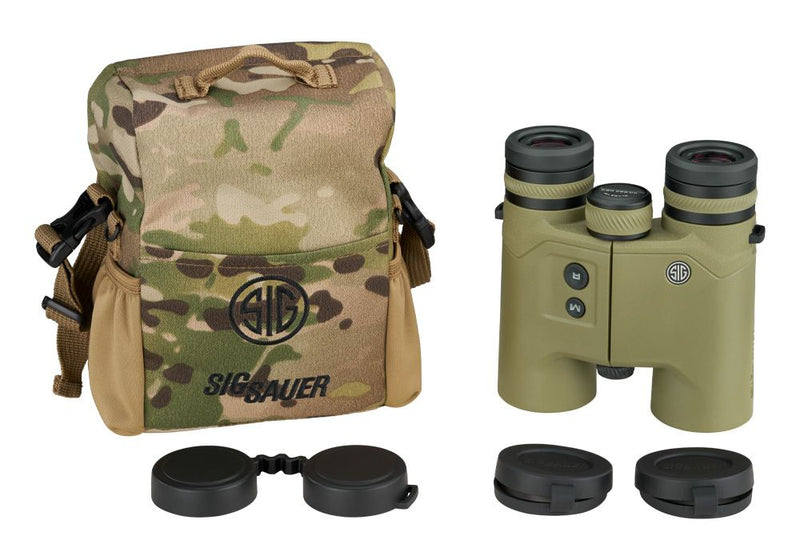 Sig Sauer KILO6K HDX 10X42mm Circle Reticle Rangefinding Binocular (SOK6K106)