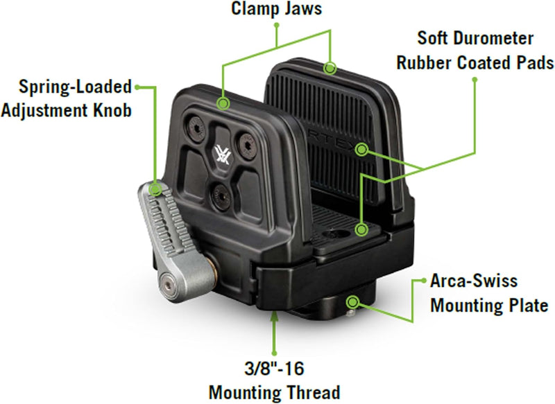 Vortex Optics Pro Rifle Clamp Tripod Mount (TRA-RIFCLAMP)