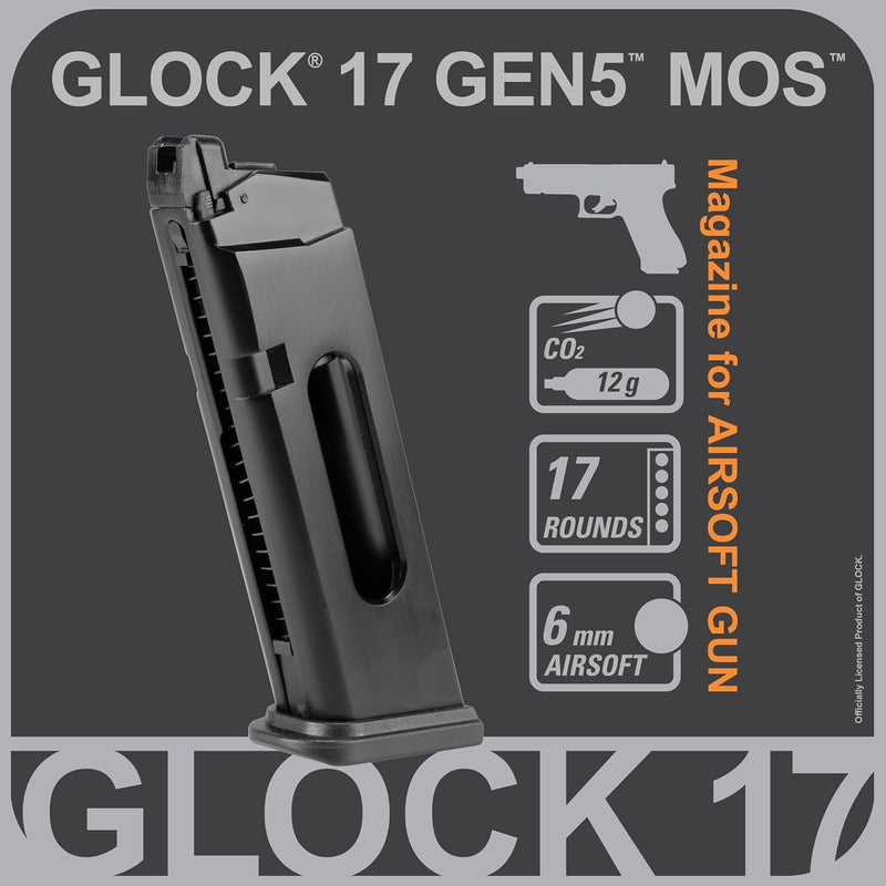 Umarex Glock 17 Gen 5 CO2 MOS 17rd 6 mm Airsoft Pistol Magazine (2276362)