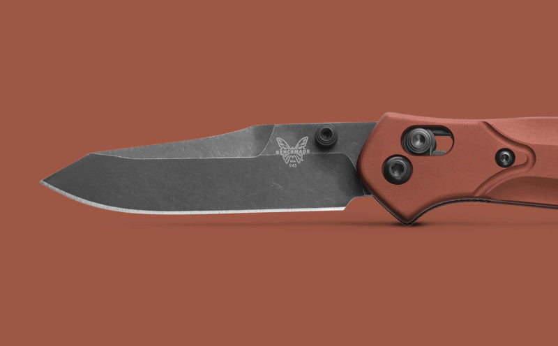 Benchmade Mini Osborne Burnt Copper Aluminum 2.92" Plain Edge Folding Pocket Knife (945BK-03)