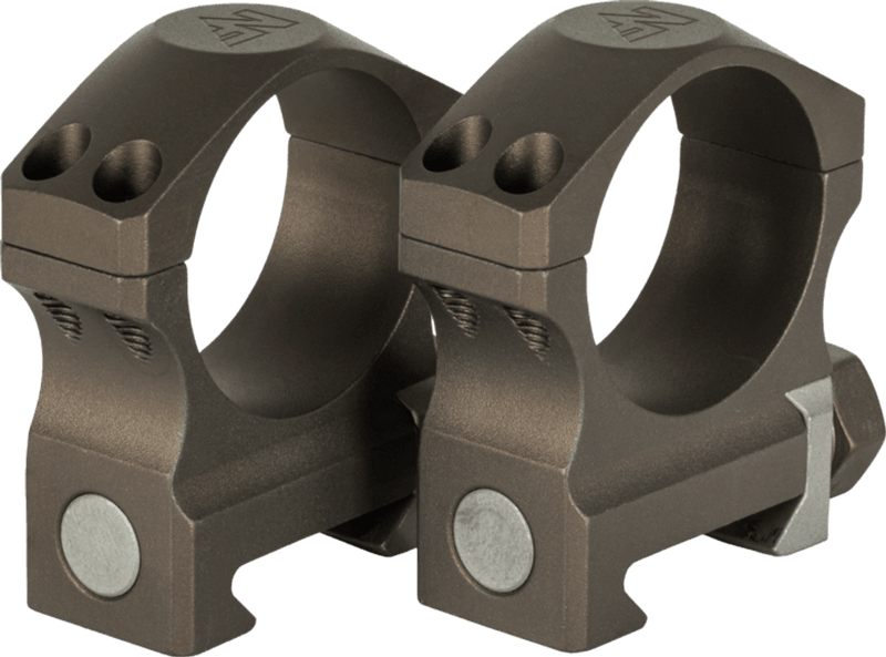 NightForce X-Treme Duty Ultralite 1.0" Medium 30mm 4 screw Dark Earth Rings Titanium/Alloy (A677)