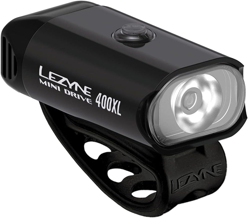 Lezyne Mini Drive 400XL and KTV Drive+ Bicycle Light Set, Front and Rear Pair, 400/40 Lumen (1-LED-24P-V604)