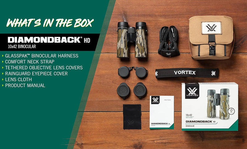Vortex Optics Diamondback HD 10x42 Mossy Oak Bottomland Binocular (DB-215-OBL)