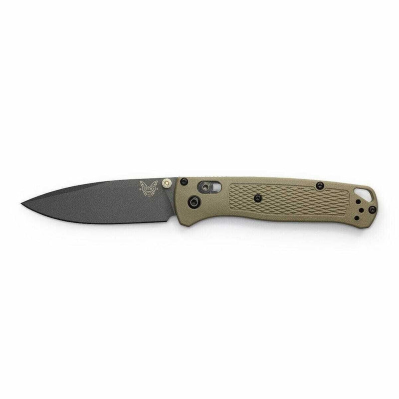 Benchmade 535GRY-1 Bugout 3.24" Gray Cerakote S30V Ranger Green Folding Knife with Benchmade Blue Lube Lubricant for knives 37ml 1.25fl oz (Made in USA)