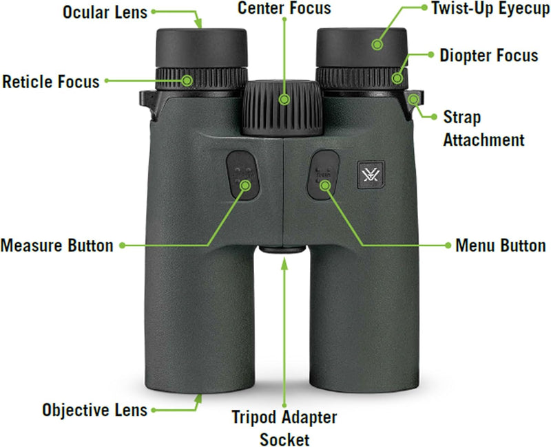 Vortex Optics Ranger HD 3000 10x42 Laser Rangfinding Binocular (LRF-RGR3000)