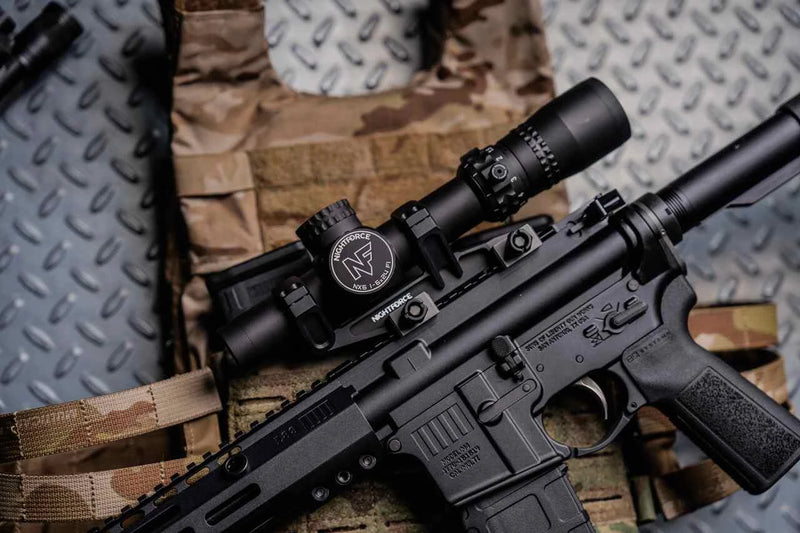 Nightforce NX6 1-6x24mm F1 FC-DMx Lightweight Riflescope (C726)