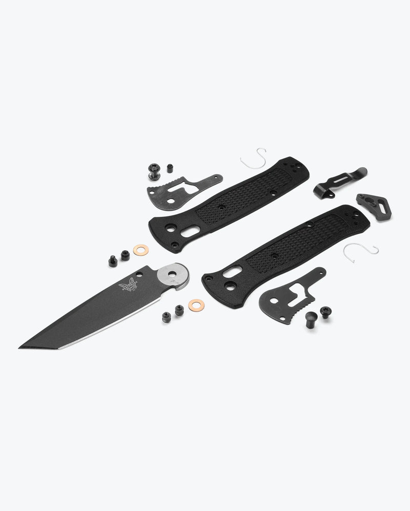 Benchmade Bailout 537GY Black Grivory 3.38'' Folding Pocket Knife