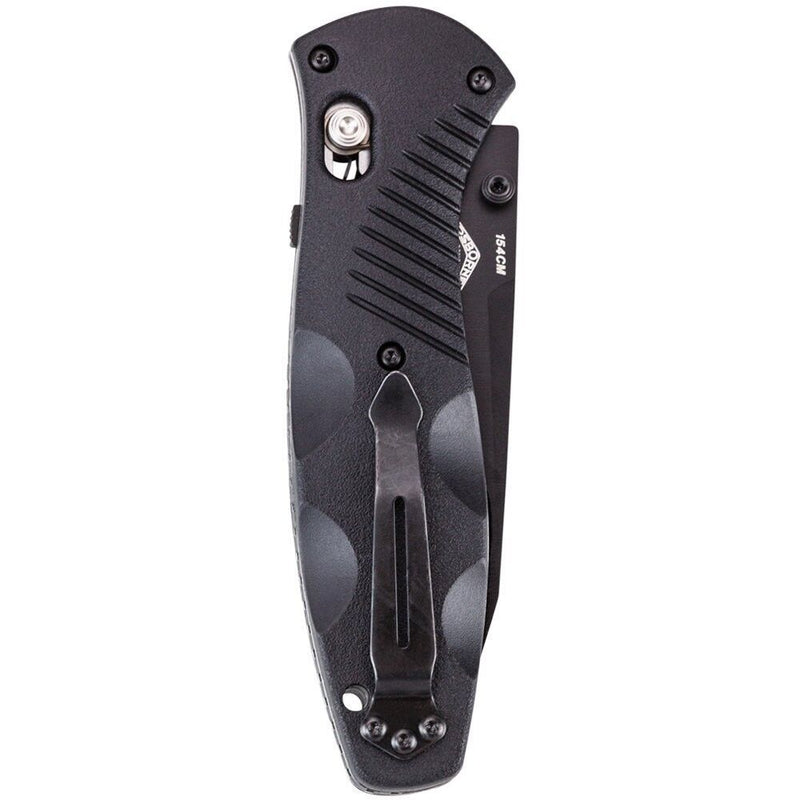 Benchmade 583SBK Barrage 3.60" Serrated Tanto Black Pocket Knife with Benchmade Blue Lube Lubricant for knives 37ml 1.25fl oz (Made in USA)