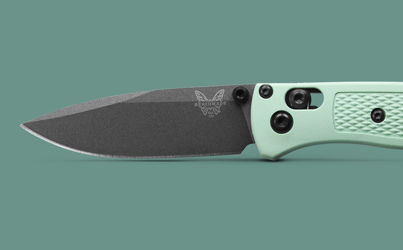 Benchmade Mini Bugout S30V Drop Point 2.82'' Plain Edge Pocket Knife