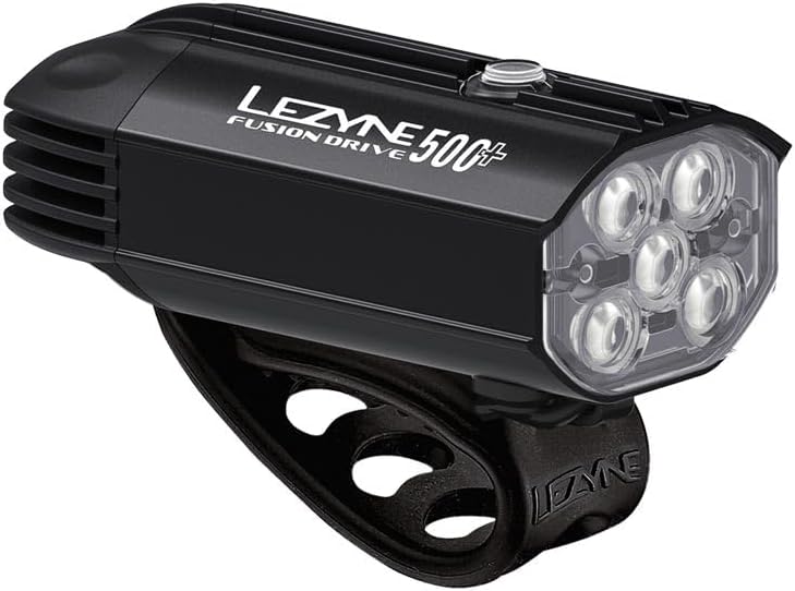Lezyne Fusion Drive 500+ Bicycle Front Light 500 Lumen White LED USB-C Rechargeable (1-LED-38-V137)
