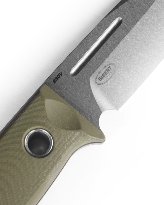 Benchmade 165-1 Mini Bushcrafter OD Green G10 Drop-Point CPM-S30V 3.38" Fixed Blade Knife