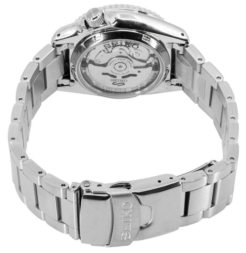 Seiko 5 Sports SRPK35 Automatic 10 ATM Water Resistant 38mm Vibrant orange sunray dial Men's Watch