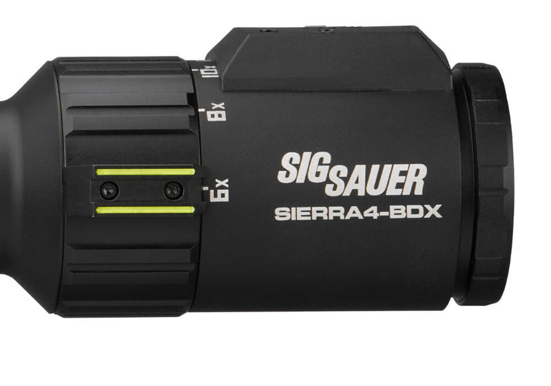 Sig Sauer SIERRA4-BDX 6-24X50mm BDX-R2 Digital Ballistic Reticle w/194 LEDS Riflescope (SOSBDX46111)