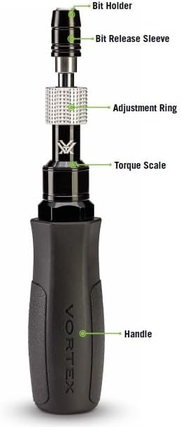 Vortex Optics Pro Torque Wrench Scope Mounting Kit with Bits and Sockets Included (PR-TW)