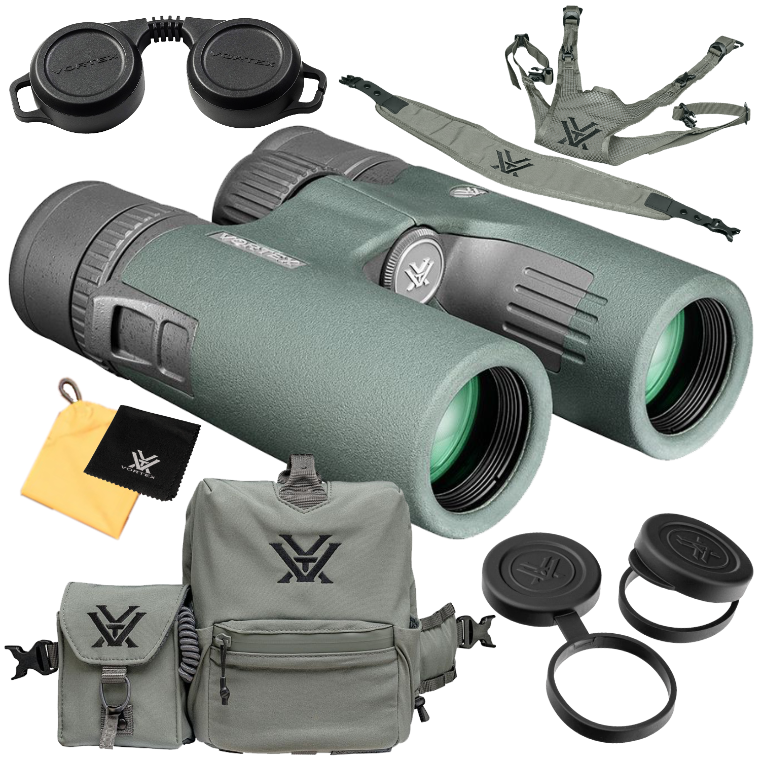 Vortex Optics Razor UHD 8x32 Binoculars & GlassPak Pro Binocular