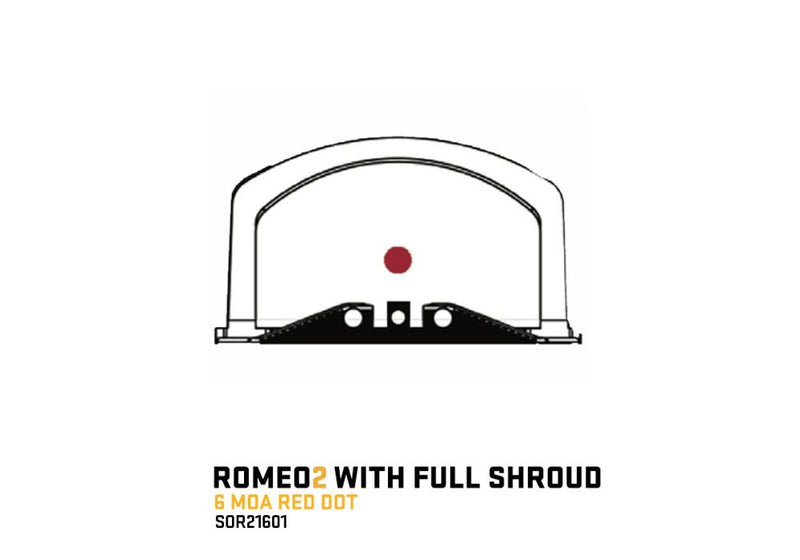 Sig Sauer ROMEO2 1x30mm 6 MOA Red Dot Reflex Sight (SOR21601)