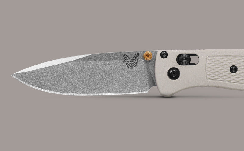 Benchmade 535-12 Bugout Tan Grivory 3.235" Plain Folding Knife