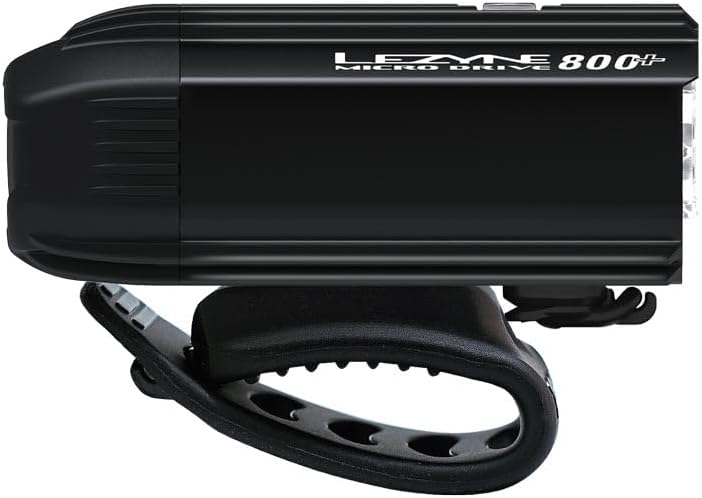 Lezyne Micro Drive 800+ and Strip Drive 300+ Bicycle Light Set, Front and Rear Pair, 800/300 Lumen, USB-C Rechargeable (1-LED-2P-V1637)
