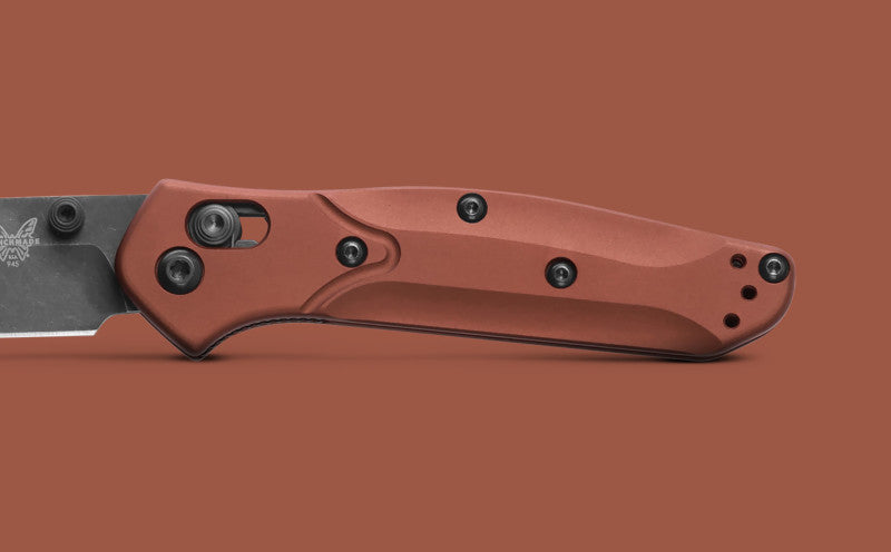 Benchmade Mini Osborne Burnt Copper Aluminum 2.92" Plain Edge Folding Pocket Knife (945BK-03)