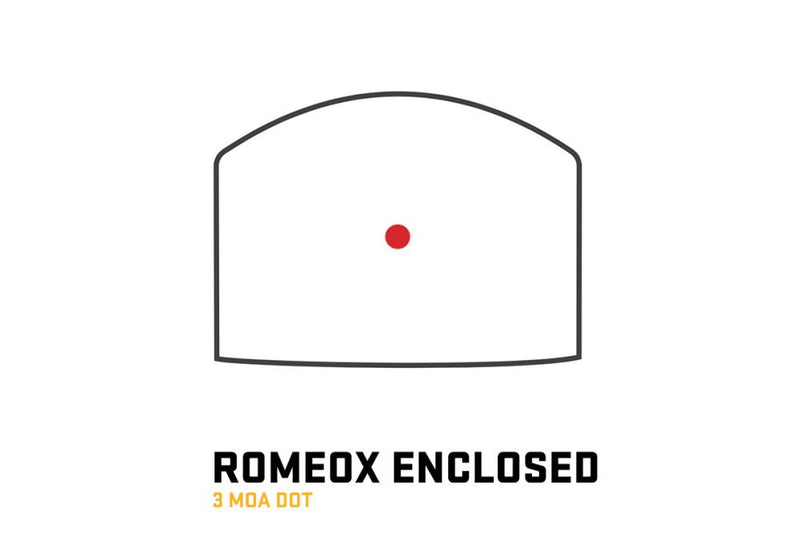 Sig Sauer Romeo-X Enclosed Compact 3 MOA Red Dot Sight, Rugged Durable Aluminum, Waterproof (SORX1430)