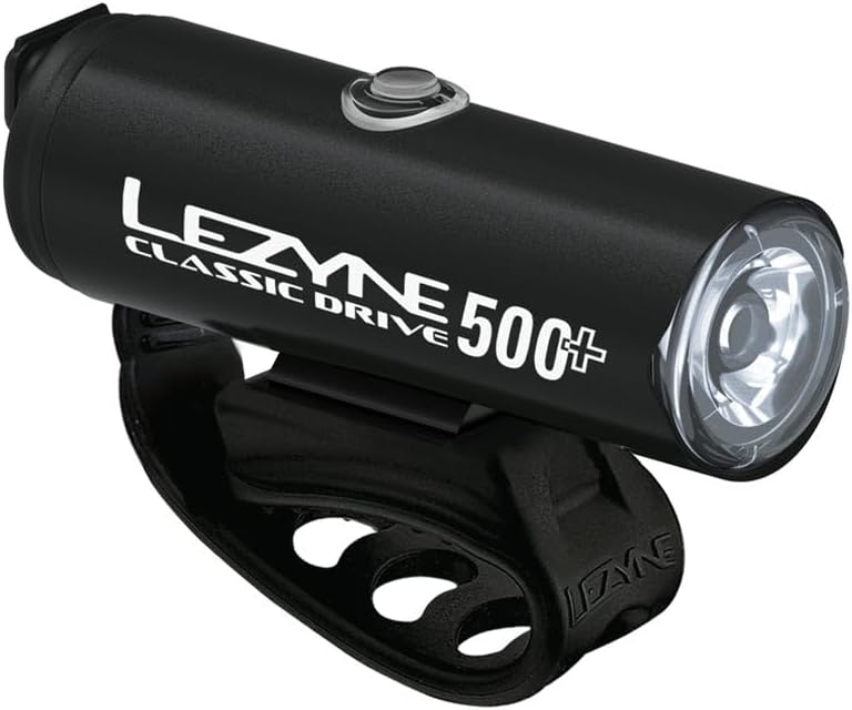 Lezyne Classic Drive 500+ Bicycle Front Light 500 Lumen USB-C Chargeable (1-LED-29-V237)