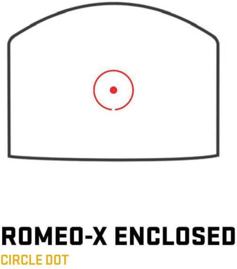 Sig Sauer Romeo-X Enclosed Compact FDE Red Circle Dot Sight (SORX1402)