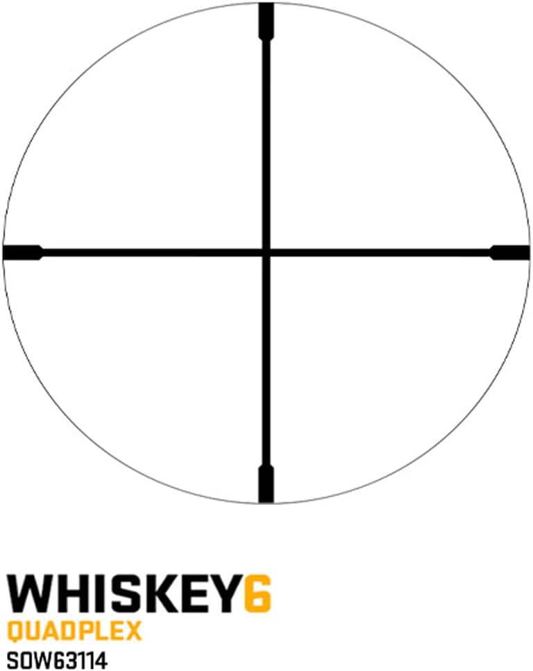 Sig Sauer WHISKEY6 3-18X44mm Multi-Lock Zero Stop (SFP) Quadplex Riflescope (SOW63114)