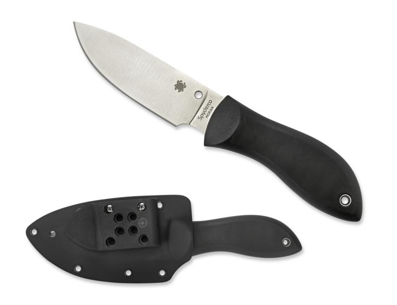 Spyderco Moran Drop Point Fixed Blade Knife 3.87" VG-10 PlainEdge (FB02P)