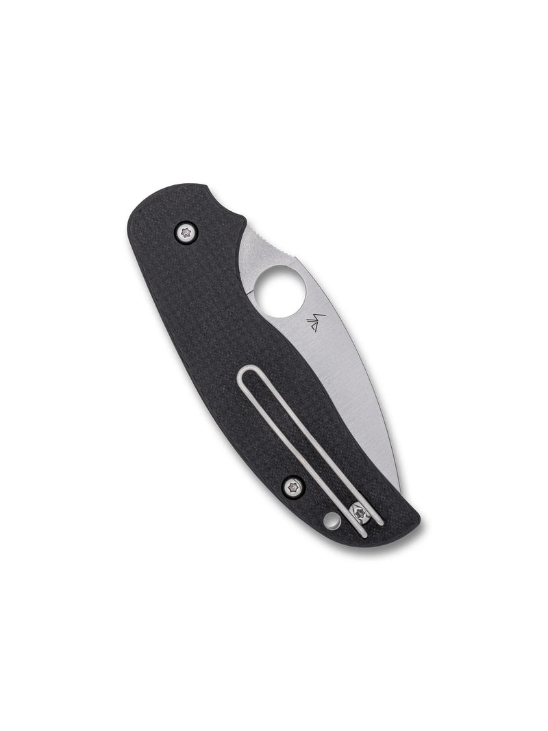 Spyderco Sage 6 Button Compression Lock 3" Plain Edge Folding Pocket Knife (C123CFBCLP)