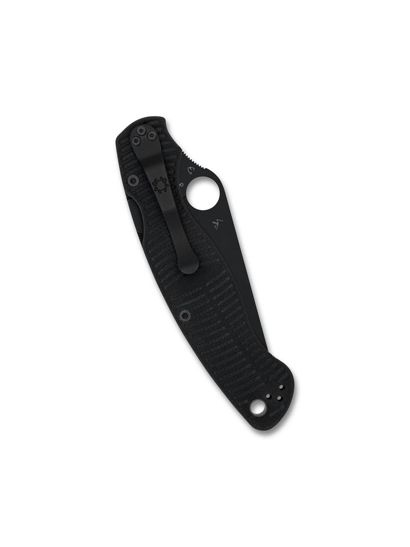 Spyderco Military 2 Salt CPM MagnaCut 4" Plain Edge Folding Pocket Knife (C36GMCBKP2)
