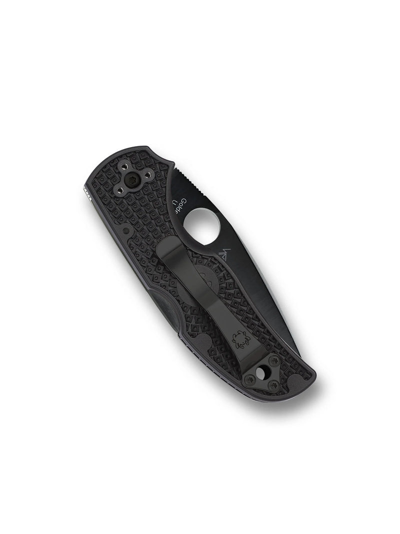 Spyderco Native 5 FRN Black 2.95" Plain Edge Folding Pocket Knife (C41PBBK5)