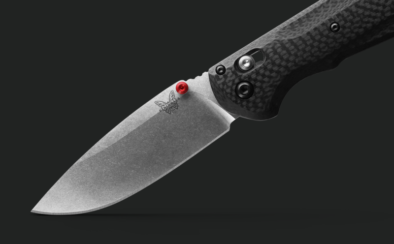 Benchmade 560-03 Freek Carbon Fiber 3.6" Drop-Point Stainless Steel Blade Folding Pocket Knife