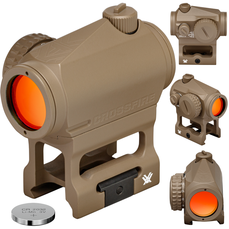 Vortex Optics Crossfire Red Dot 2 MOA (CF-RD2-T)