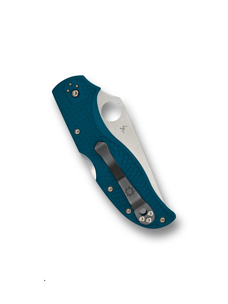 Spyderco Stretch 2 Lightweight Straight Spine K390 3.48" Plain Edge Pocket Folding Knife (C90FP2K390)