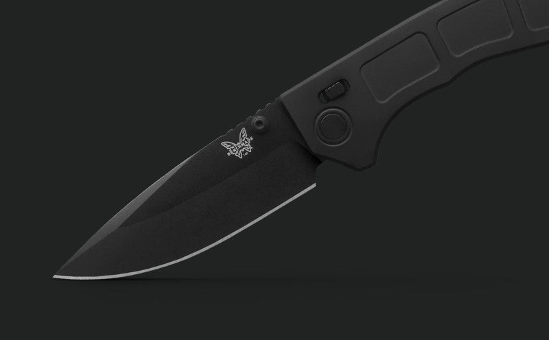 Benchmade 748BK-01 Narrows Black Titanium Drop-Point 3.43" Plain Edge Pocket Knife