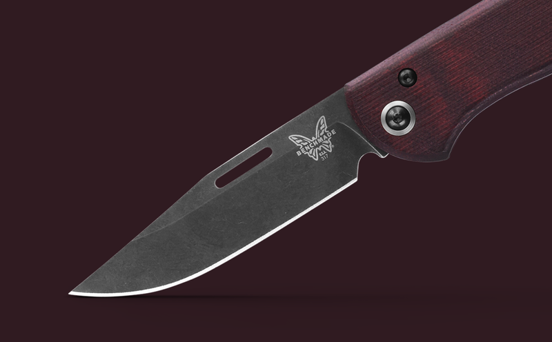 Benchmade Weekender Micarta 317BK-02 2.97" Folding Pocket Knife