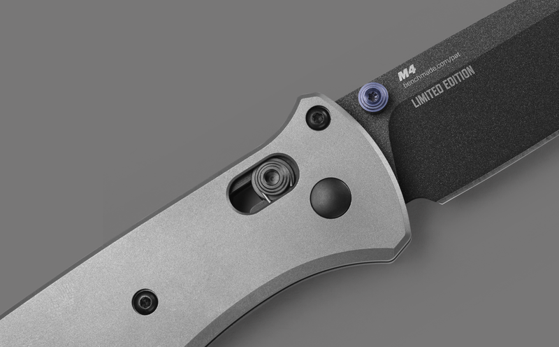 Benchmade 537BK-2302 Bailout 6AL-4V Titanum 3.38'' CPM-M4 Blade Limited Edition Folding Pocket Knife