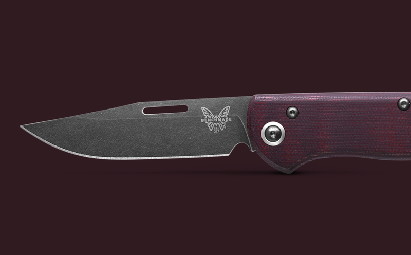 Benchmade Weekender Micarta 317BK-02 2.97" Folding Pocket Knife