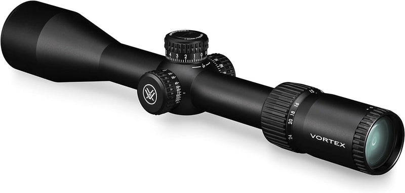 Vortex Optics Diamondback Tactical 6-24x50 EBR-2C (MOA) 30mm Tube Riflescope ( DBK-10028) with 30mm High Rings (1.18in) Set and Free Black Camo Hat Bundle