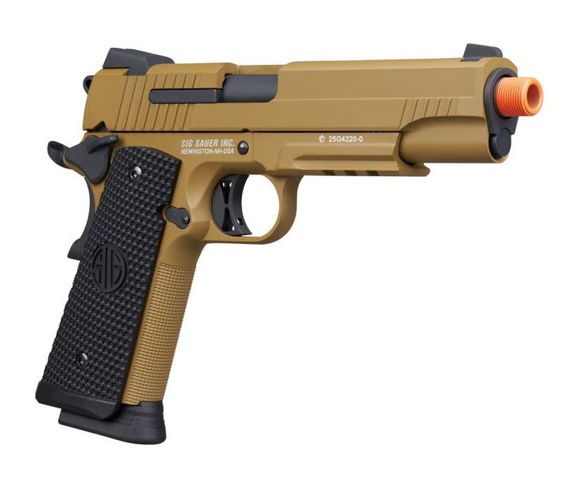 Sig Sauer Proforce 1911 Emperor Scorpion Airsoft Pistol Semi-Auto 6mm CO2 Tan (AIR-PF-1911ES)