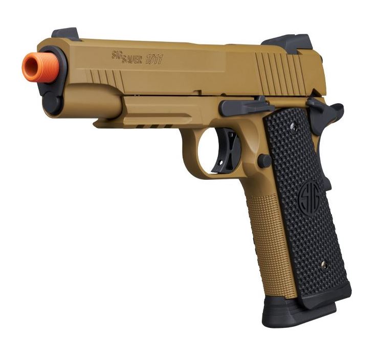 Sig Sauer Proforce 1911 Emperor Scorpion Airsoft Pistol Semi-Auto 6mm CO2 Tan (AIR-PF-1911ES)
