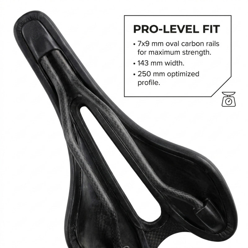 Bjorn Cycles Premium Kangaroo Leather Carbon Bicycle Saddle Divan
