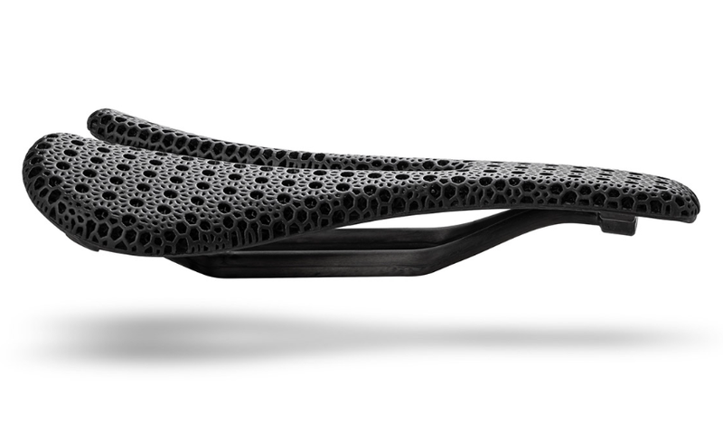Bjorn Cycles Carbon Bicycle Short-Nose Saddle with 3D-Printed Pad Kort 143 mm