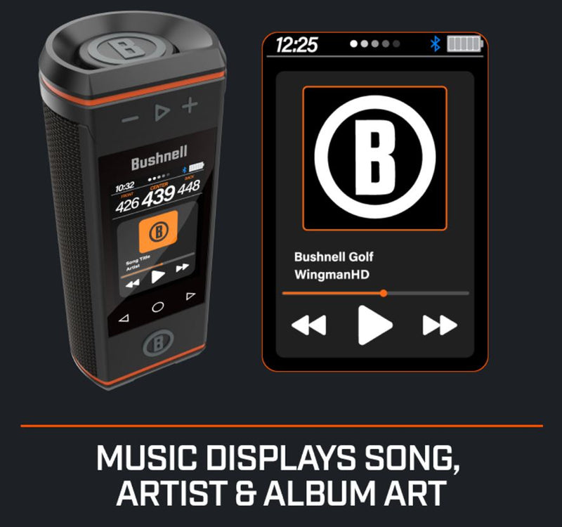 Bushnell_Wingman_HD_View_Golf_Speaker_3.5"_Touchscreen_GPS_Distances_360°_Audio_362350