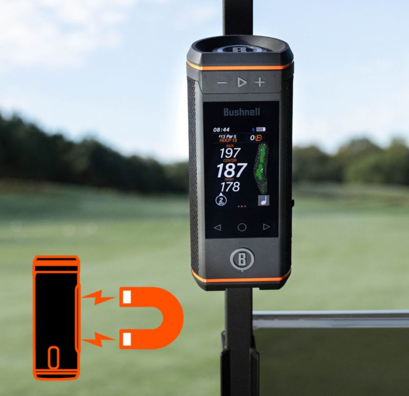 Bushnell_Wingman_HD_View_Golf_Speaker_3.5"_Touchscreen_GPS_Distances_360°_Audio_362350