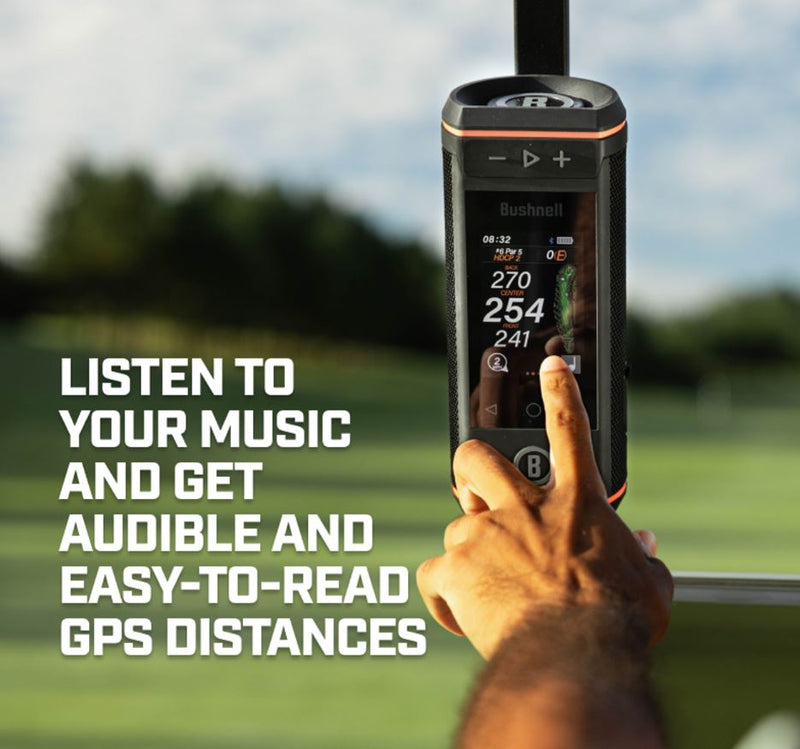 Bushnell_Wingman_HD_View_Golf_Speaker_3.5"_Touchscreen_GPS_Distances_360°_Audio_362350