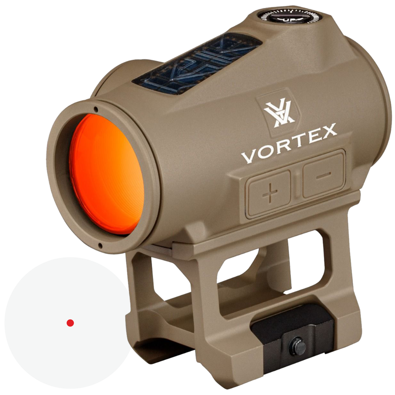Vortex Optics Crossfire II 2 MOA Solar Red Dot Tan (CF2-RD2-SLR-T)